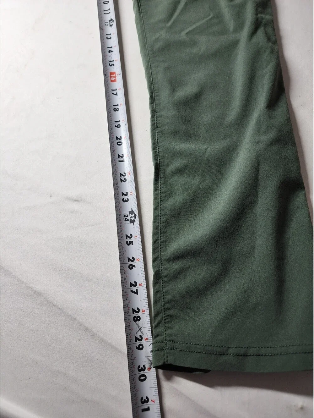 Tasc Men's Motion Pants 34x32 Green Straight Leg